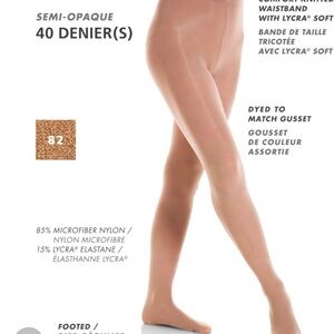 Mondor Footed Ice Skating Tights 3310 Performance 74-light tan size 6-8
